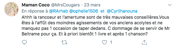 Certains des messages envoyés par les “fanzouzes” d’Hanouna à Rachid Arhab au sujet de son départ de l’émission.